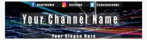 A Sample Of One Of The Youtube Channel Banners I've - Scoreboard #2137026