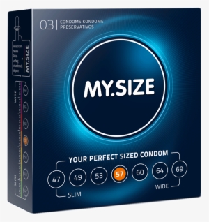 Size Condoms 3 Pack - My Size Condom 64 #2137746