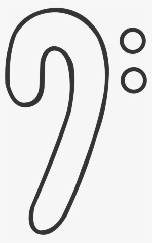 Bass Clef - Line Art #2138191