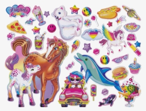 90′s Girl - Lisa Frank Stickers Png #2138258