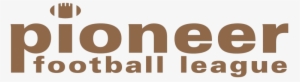 Pioneer Football League Logo - Pioneer Football League #2138332