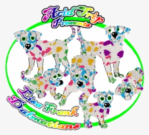 This Pup Will Add A Playfully Colorful Splash To Any - Psychedelic Experience #2138354