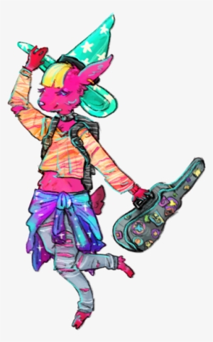 Bestie Asked Me To Draw The "lisa Frank - Illustration #2138626