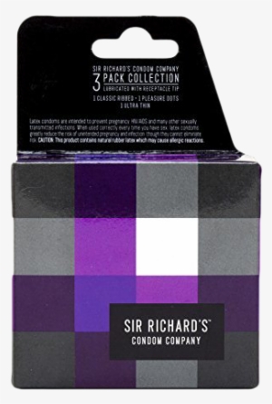 Condom Collection - Sir Richards - Condom 3 Pack Collection - 3 Condoms #2138691