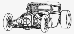 Svg Library Stock Car Drawing At Getdrawings Com Free - Hot Rod Pics To Color #2139222
