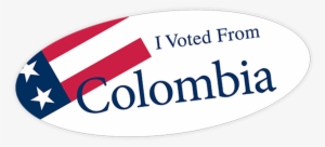 How To Vote Abroad 2018 Midterm Elections - Voted From Abroad Sticker #2139635