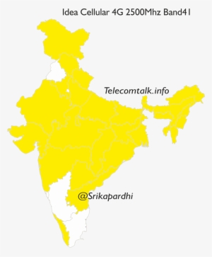 Idea 4g - Ankleshwar In India Map #2139639
