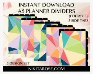 A5 Dividers - Geometry #2139952