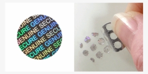 Holographic Genuine Secure Label - Tamper Evident Holographic Stickers #2140703