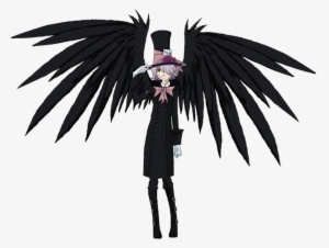 Png Transparent Stock Lucifer Clip Art Ching Ming Cherry - Black Angel Anime Png #2140838