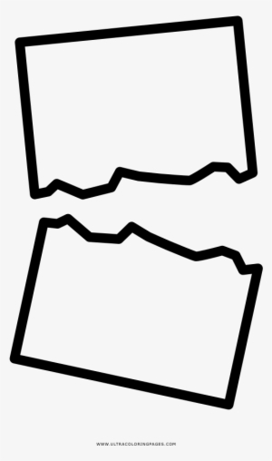 Torn Paper Coloring Page - Paper #2141410