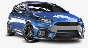 Blue Ford Focus Rs Car Png Image - Top Of The Range Ford Focus #2141626