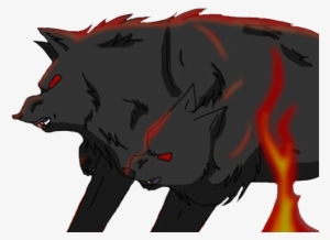 Cerberus From Wolf Song Looking To The Left With Fire - Song #2142115