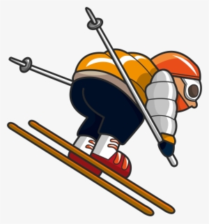 Extreme Sport Skiing Clip Png Free Download - Cartoon Sport #2142847