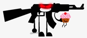 Gun As A Shadow Vector - Object Mayhem Gun #2143297