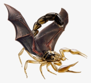 It Is Roumored That Deep Underground There Are Bat - Scorpion With Bat Wings #2143773