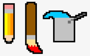 Pencil, Brush & Paint Bucket Tools - Paint Bucket Pixel Art #2145052