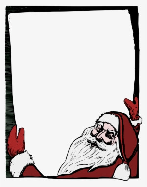 Big Image - Santa Claus Frame Png #2145219