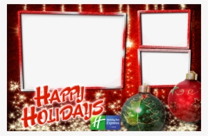 Photo Booth Holiday Party Template - Christmas Template Png Photo Booth #2145375