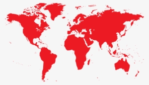 World Map Vector - World Map Red Png #2145668 World Map Vector - World Map Red Png #2145668