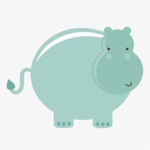 Cute Hippo Svg File For Scrapbooking Hippo Svg File - Misskatecuttables Hippo #2145694