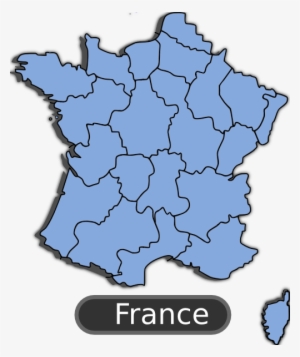 Free Vector Map Of France Clip Art - Sketch Map Of France #2145716