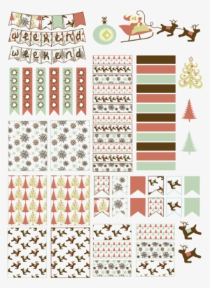 Free Planner Stickers Printable - Christmas Planner Stickers Printable #2146132