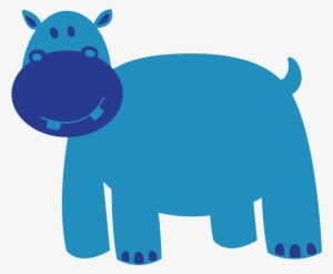 Hippo - Animales Vector Png #2146309