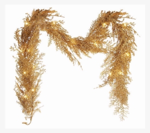 Lit Sparkling Cedar Twig 22" Wreath Or 4' Garland #2147764