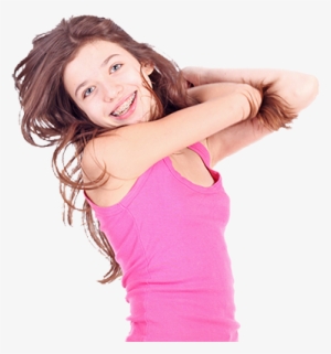 M-brace Orthodontics - Beautiful Smile Girl Png #2148425