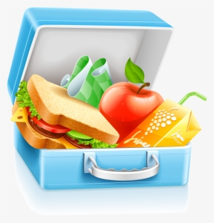 Lunchbox School Meal Clip Art - Lunch Box Vector #2148460