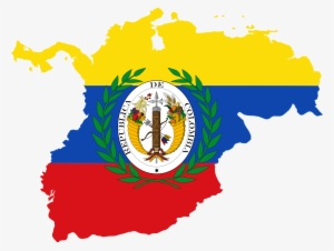Open - Gran Colombia Flag Map #2148765
