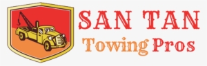 San Tan Towing Pros Logo - Vintage Tow Truck Wrecker Shield Retro Throw Blank #2149331