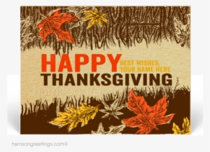 Retro Modern Client Thanksgiving Postcards - Greeting #2149721
