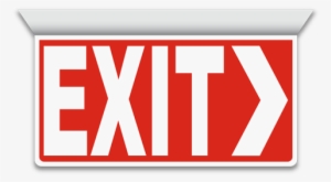 Exit 2-way Sign - Exit, Right Arrow #2150211