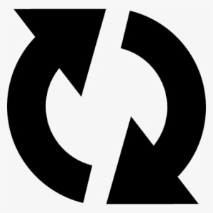 Two Gross Arrows Circle Rotating Clockwise Vector - Two Arrows Circle Png #2150261