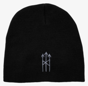 Logo & Arrows Embroidered Black Beanie - Beanie - Black #2150263