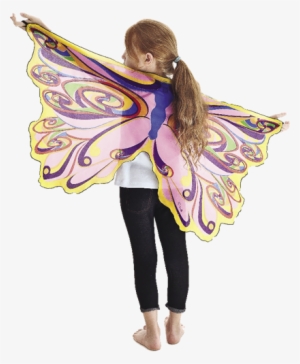 These Fanciful Rainbow Fairy Wings With Glitter Are - Douglas Dress-up Wings - Orange #2150443