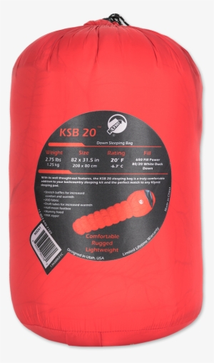 Klymit Ksb20downred Bag V1 - Klymit Ksb 20 Down Sleeping Bag #2150859