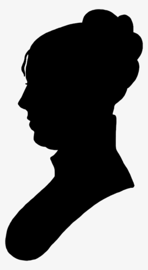 Face Silhouette Woman Black - Victorian Silhouette Portrait #2151527
