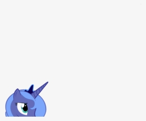 Peeking, Princess Luna, S1 Luna, Safe, Simple Background, - Cartoon #2152019