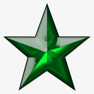 Star Green Ruby - Star Logo Png Green #2152471