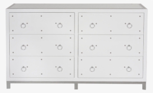 Evelyn White Lacquer Dresser - Buffet #2153033