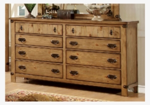 Country Dresser With Mirror #2153074