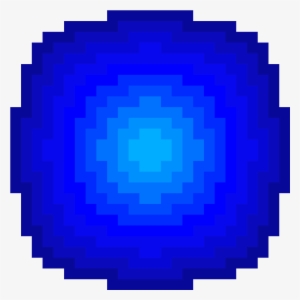 Blue Orb - Simpsons Donut Pixel Png #2153159