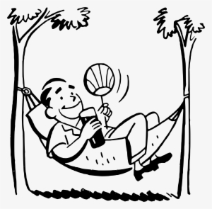 This Free Icons Png Design Of Man In Hammock #2153376