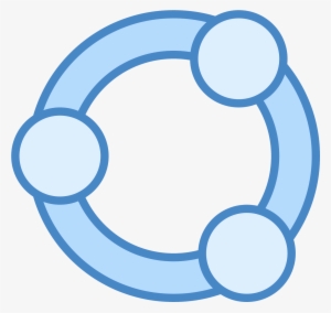 This Icon Is Three Orbs Connected With A Tube - Share Icon #2153459