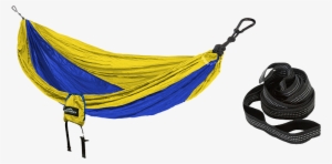 Colors - Castaway 9 1/2 Ft. Nylon Travel Hammock Green And Khaki #2153559