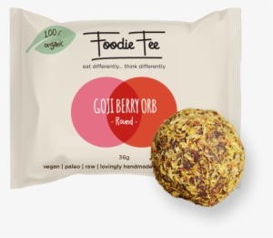 Goji Berry Orb - Almond Cacao Orb 36g By Foodie Fee #2153708