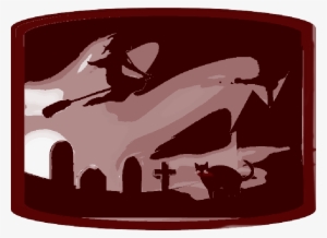 Mb Image/png - Witch Silhouette Necklace - Halloween Jewelry - Flying #2153752